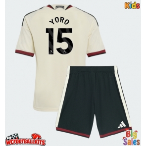 Manchester United Leny Yoro #15 Replica Third Stadium Kit for Kids 2026-27 Short Sleeve (+ pants)